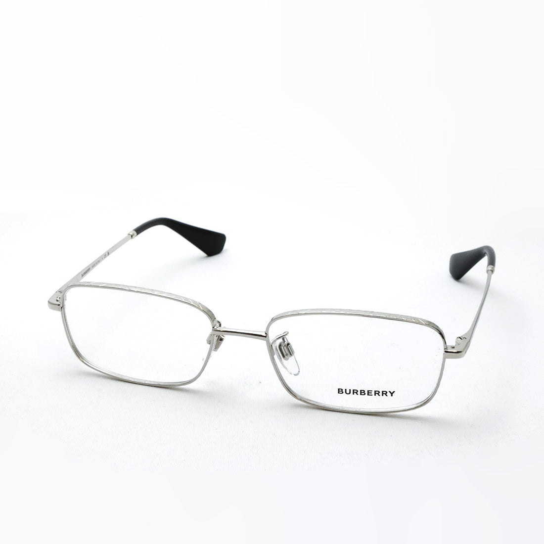 バーバリー メガネ BURBERRY BE1402D 1005 55 スクエア シルバー系