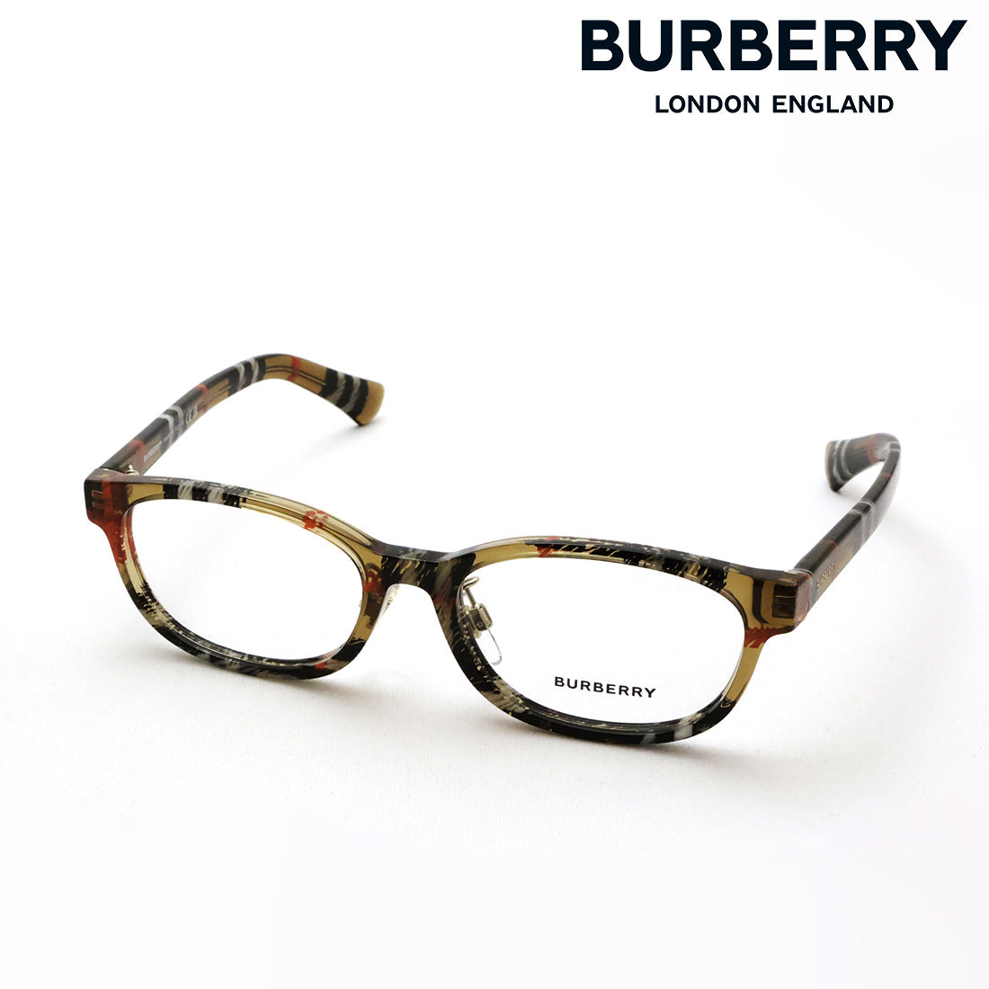 バーバリー メガネ BURBERRY BE2447D 4163 51 オーバル ベージュ系 チェック系