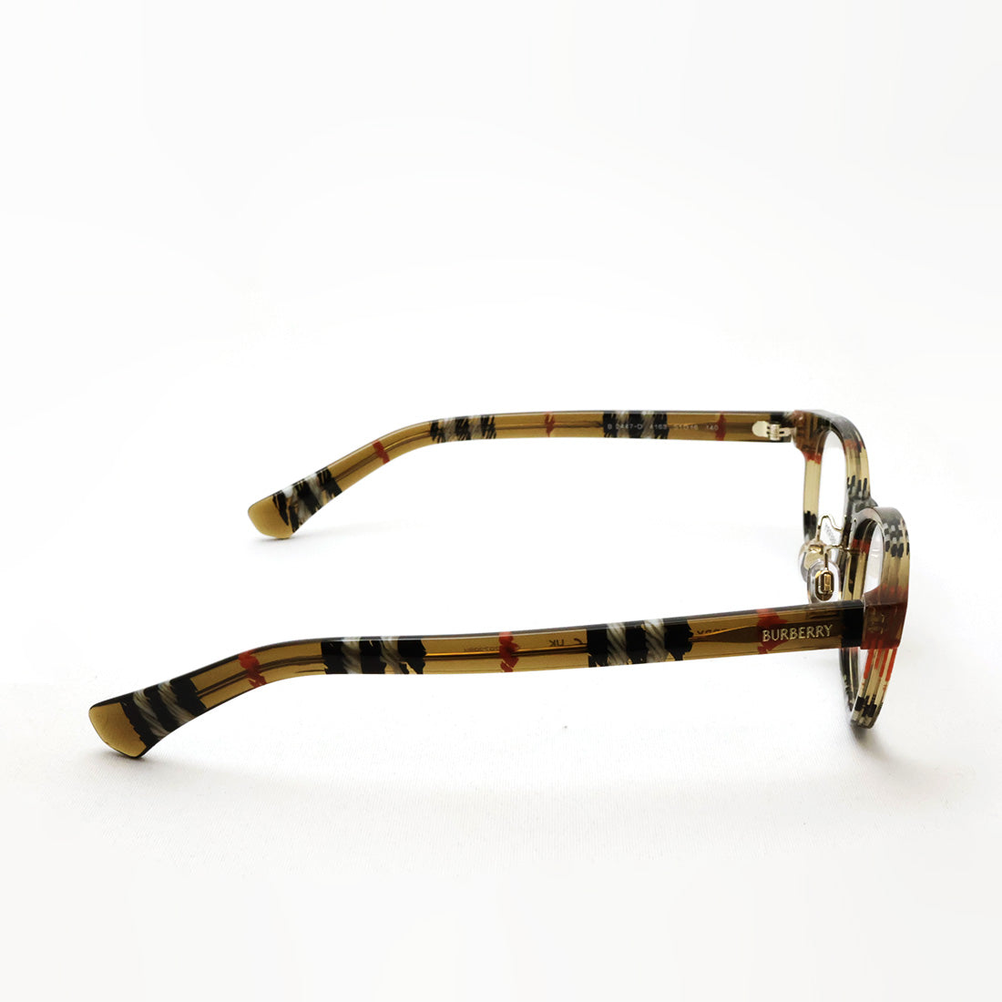 バーバリー メガネ BURBERRY BE2447D 4163 51 オーバル ベージュ系 チェック系