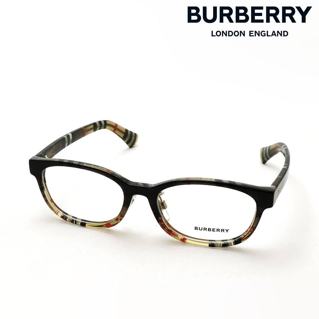 バーバリー メガネ BURBERRY BE2447D 4202 51 オーバル ベージュ系 チェック系
