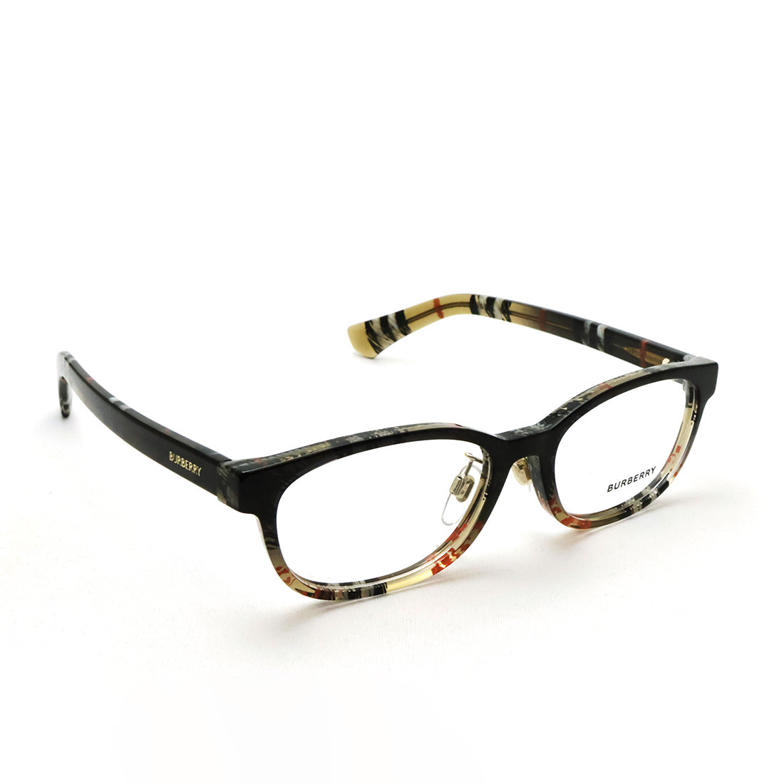 バーバリー メガネ BURBERRY BE2447D 4202 51 オーバル ベージュ系 チェック系