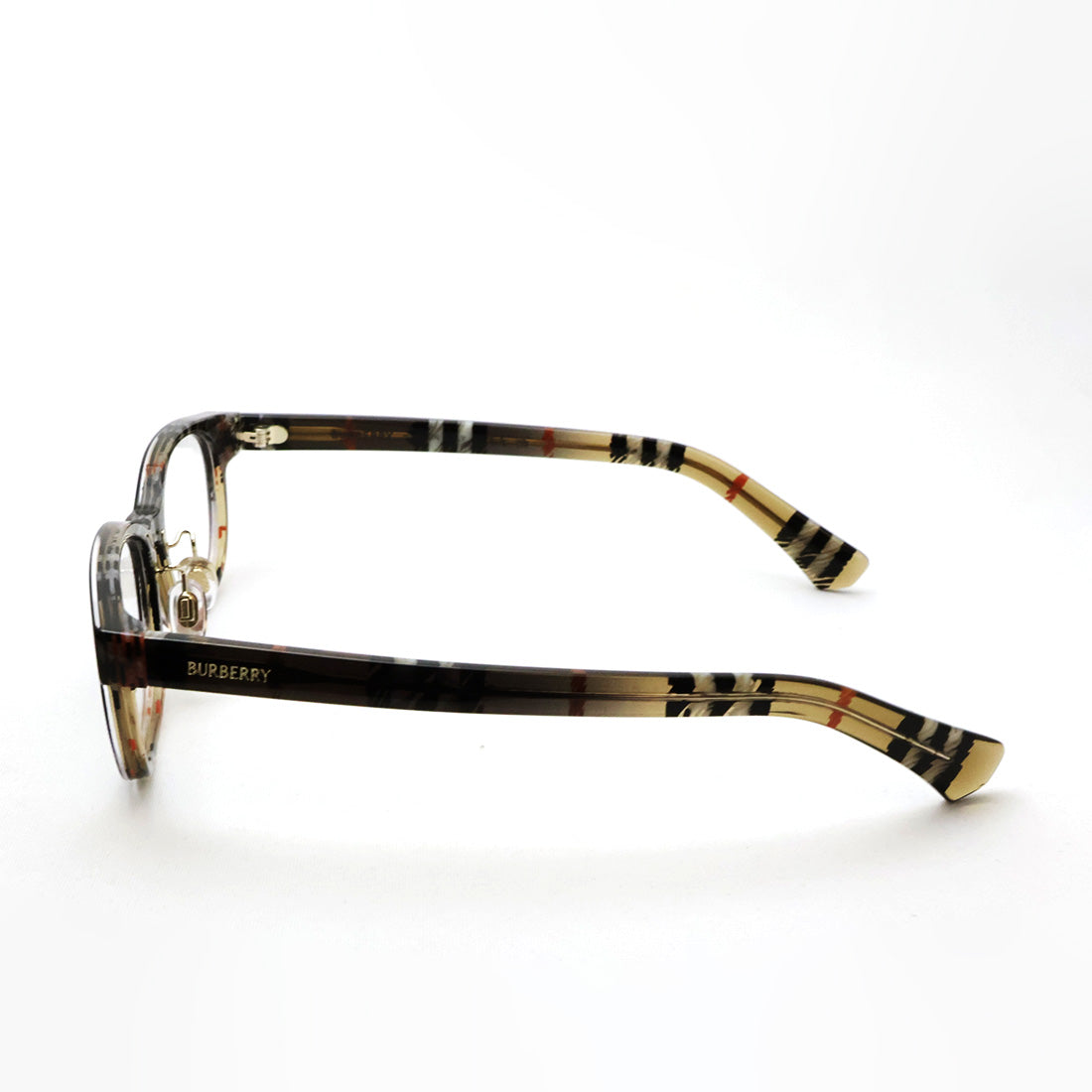 バーバリー メガネ BURBERRY BE2447D 4202 51 オーバル ベージュ系 チェック系