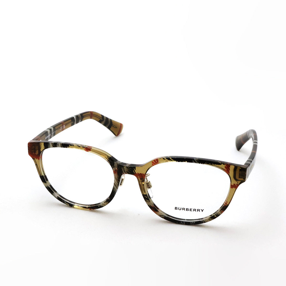 バーバリー メガネ BURBERRY BE2448D 4163 53 ボストン ベージュ系 チェック系