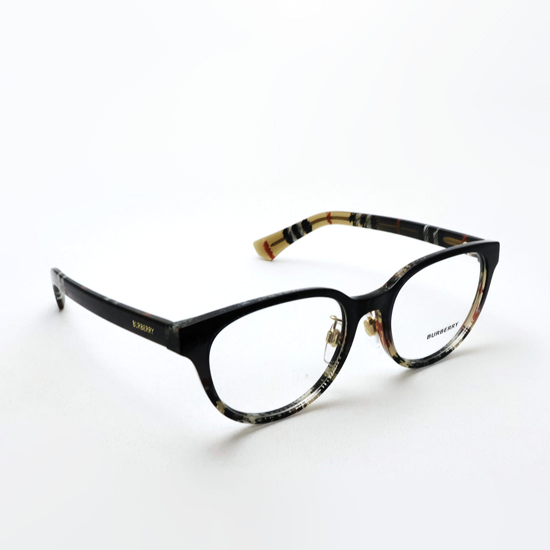 バーバリー メガネ BURBERRY BE2448D 4202 53 ボストン ベージュ系 チェック系