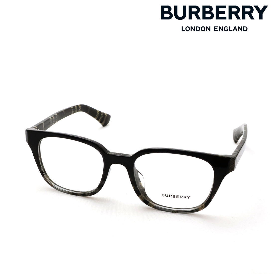 バーバリー メガネ BURBERRY BE2462D 4200 50 スクエア グレー系 チェック系