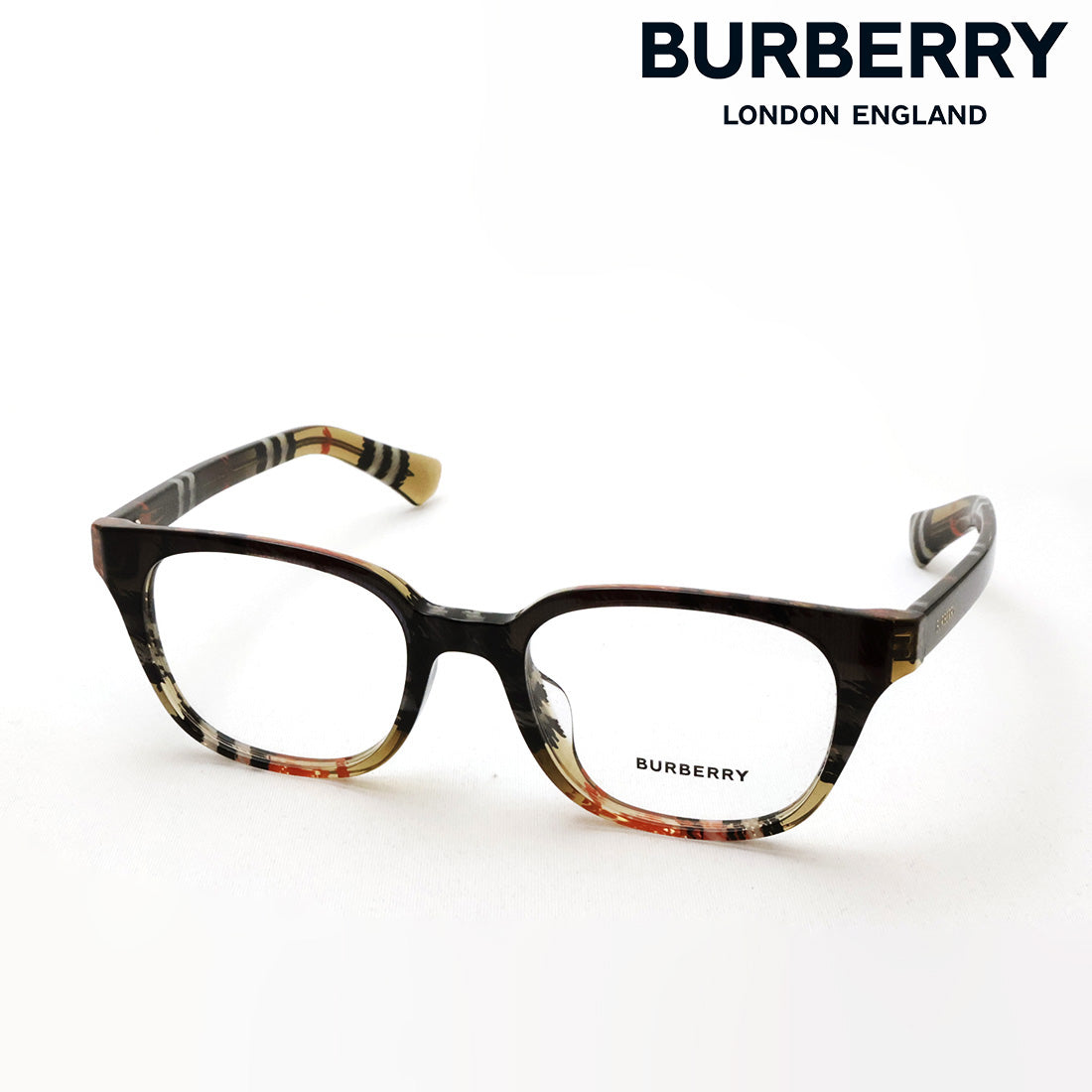 バーバリー メガネ BURBERRY BE2462D 4202 50 スクエア チェック系