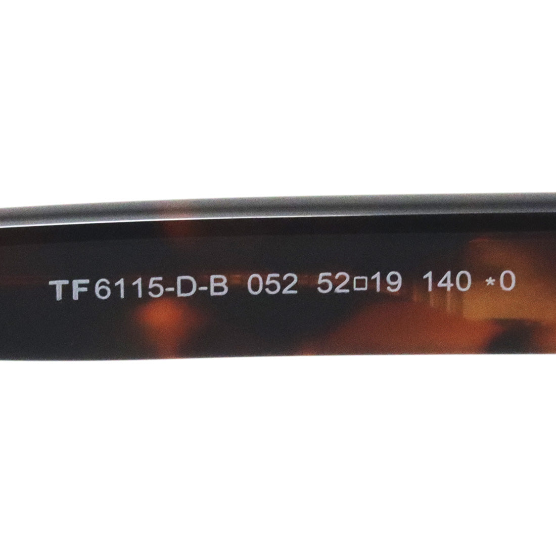【TOM FORD/トムフォード】スクエア メガネ TF6115-D-B 052 52