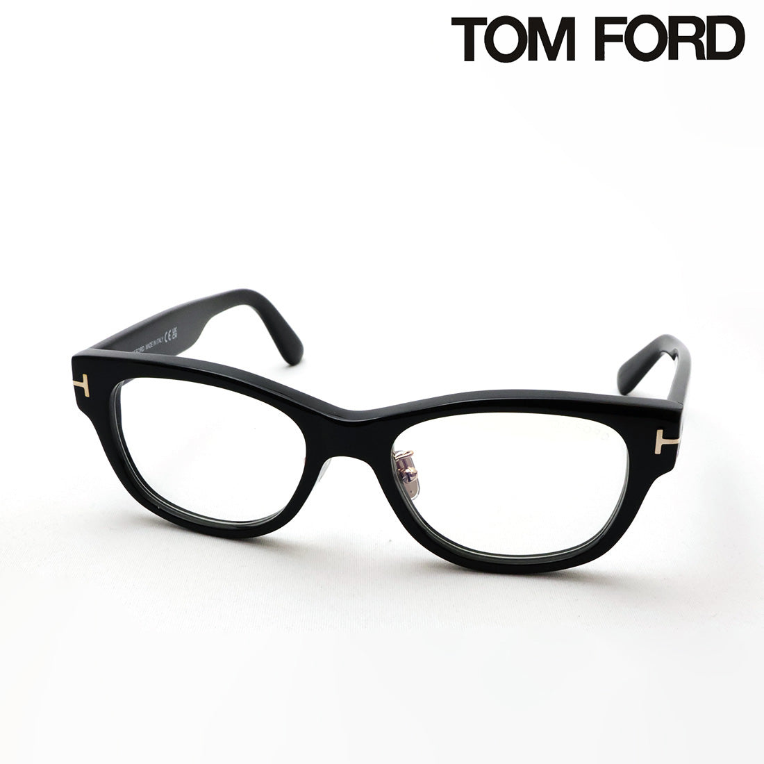 【TOM FORD/トムフォード】スクエア メガネ TF6163-D-B 001 53