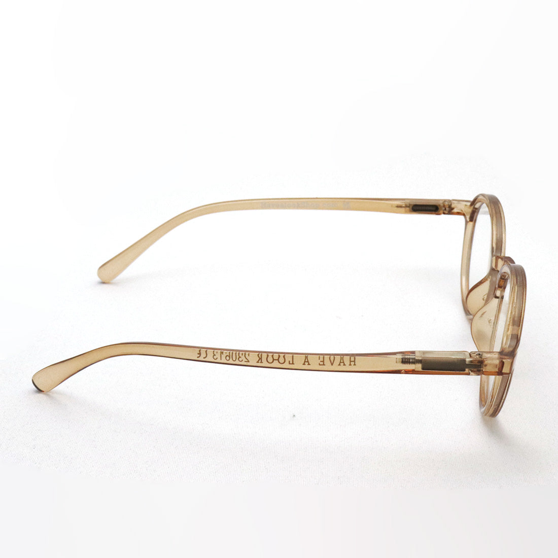 Hub Arrouch HAVE A Look PC Leading Glass Circle Slim Amber