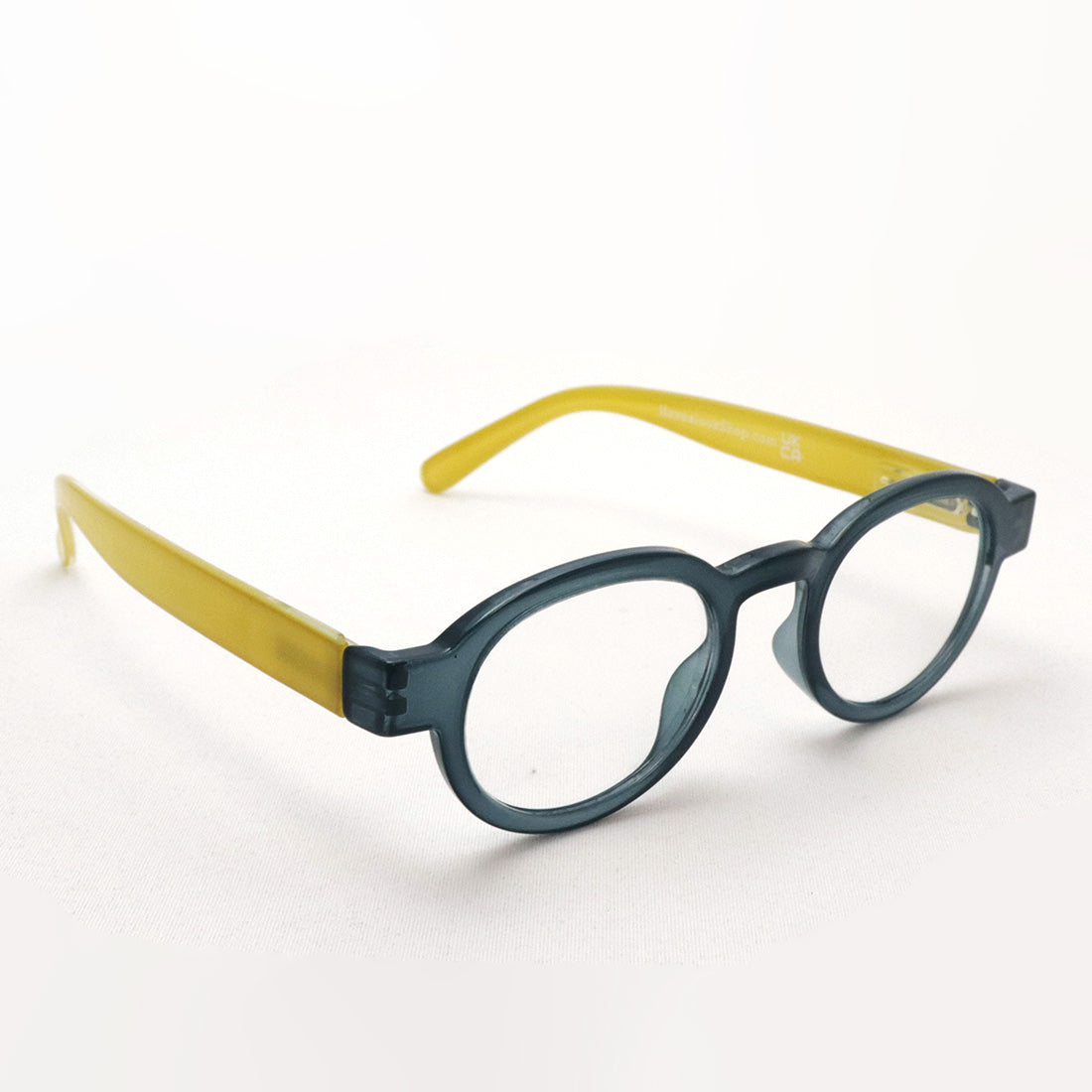 Hub Arrouch HAVE A LOOK PC Glass Reading Glass Circle Twist Petrol Lime