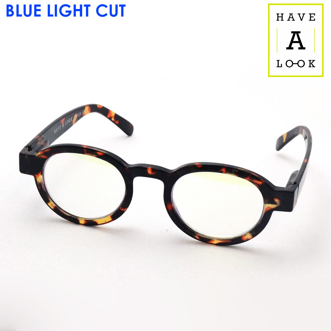 Hub Arrouch HAVE A LOOK PC Glass Reading Glass Circle Twist Tortoise
