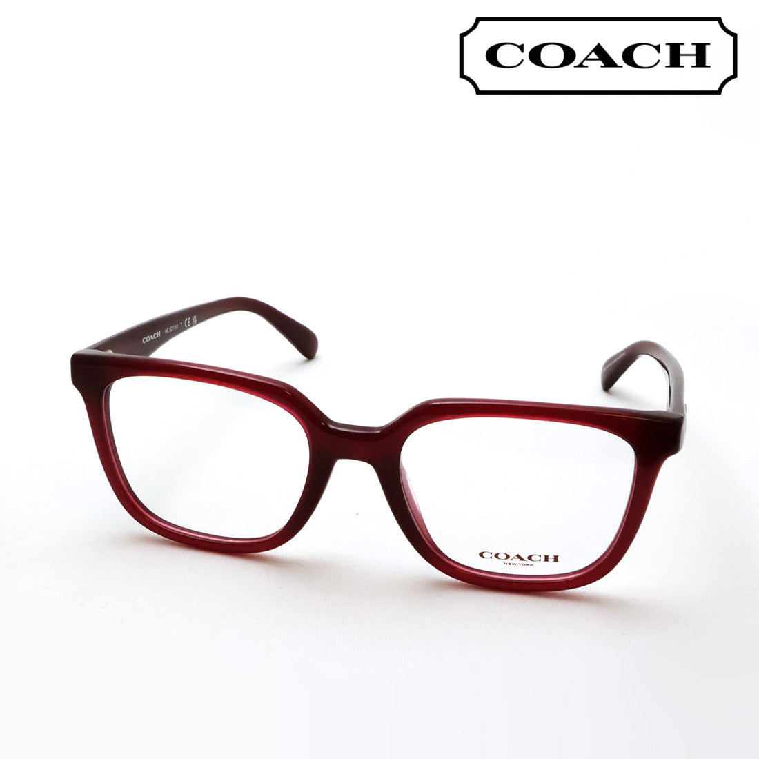 コーチ メガネ COACH HC6271U 5526 52 スクエア レッド系