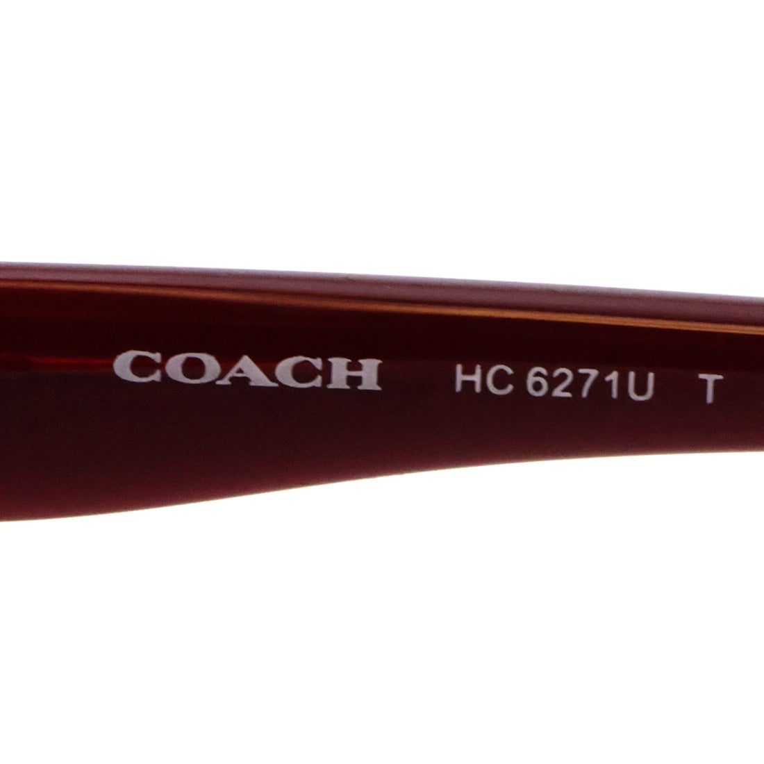 コーチ メガネ COACH HC6271U 5526 52 スクエア レッド系