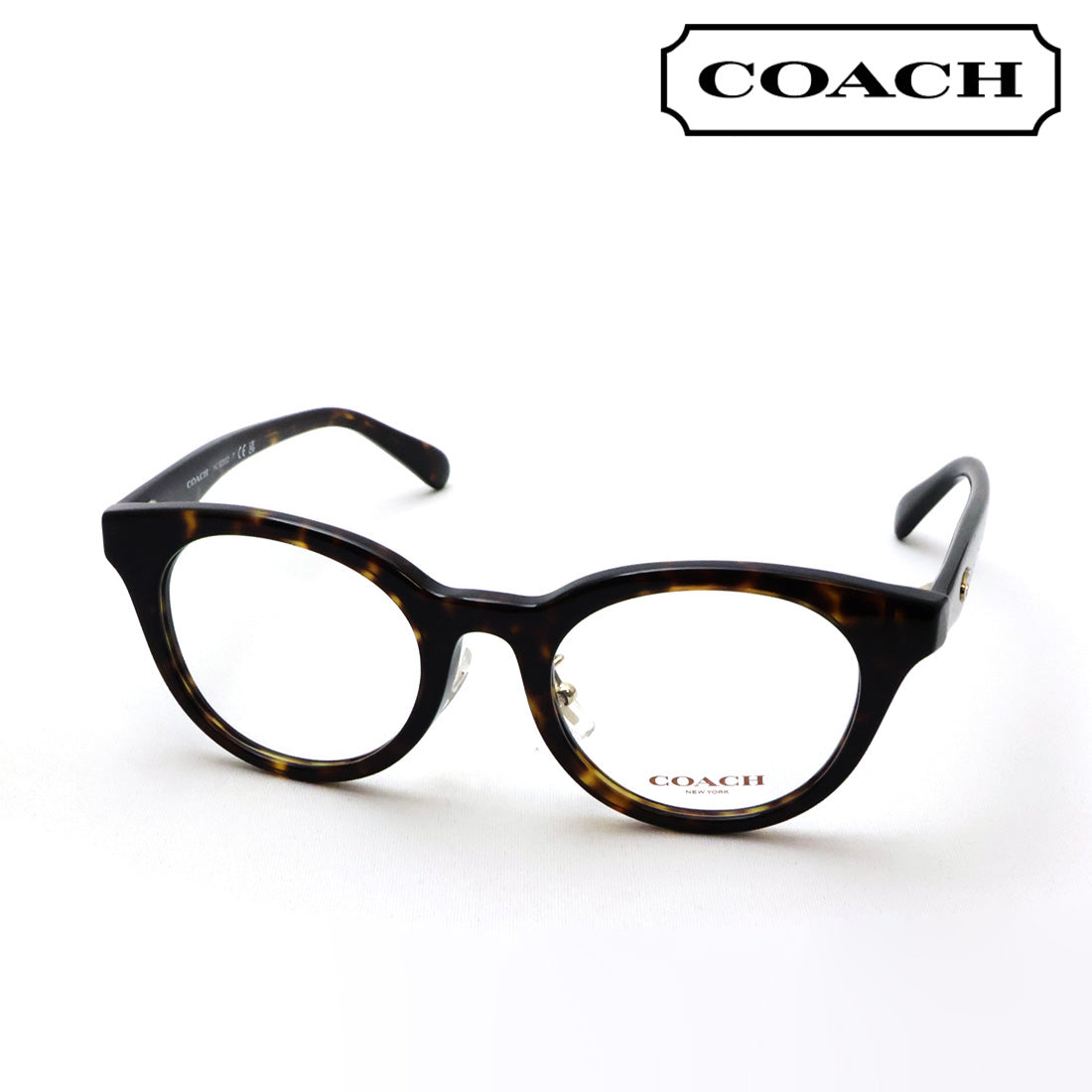 コーチ メガネ COACH HC6280D 5120 48 ラウンド トータス系