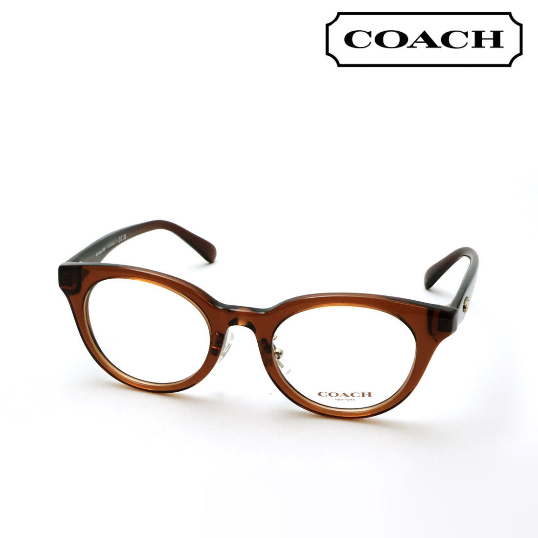 コーチ メガネ COACH HC6280D 5847 48 ラウンド ブラウン系