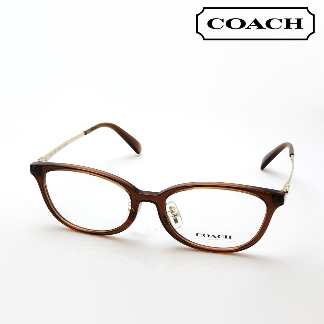 コーチ メガネ COACH HC6295D 5888 51 スクエア ブラウン系