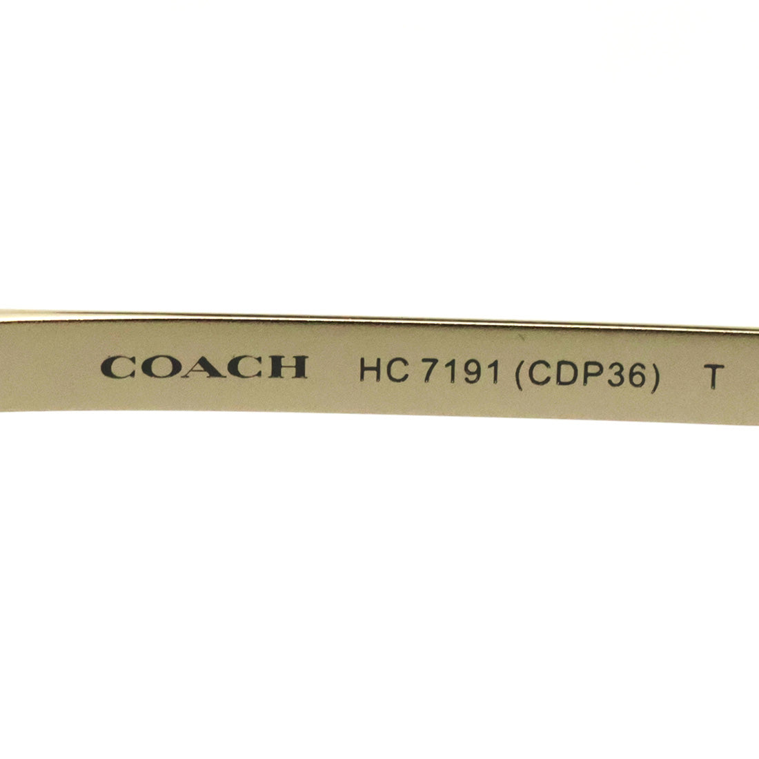 コーチ サングラス COACH HC7191 900513 51 ラウンド ゴールド系