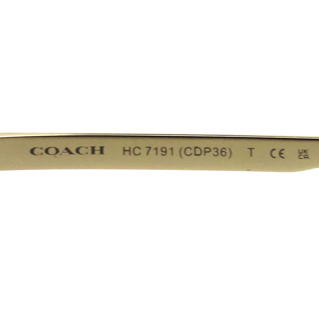コーチ サングラス COACH HC7191 900584 51 ラウンド ゴールド系