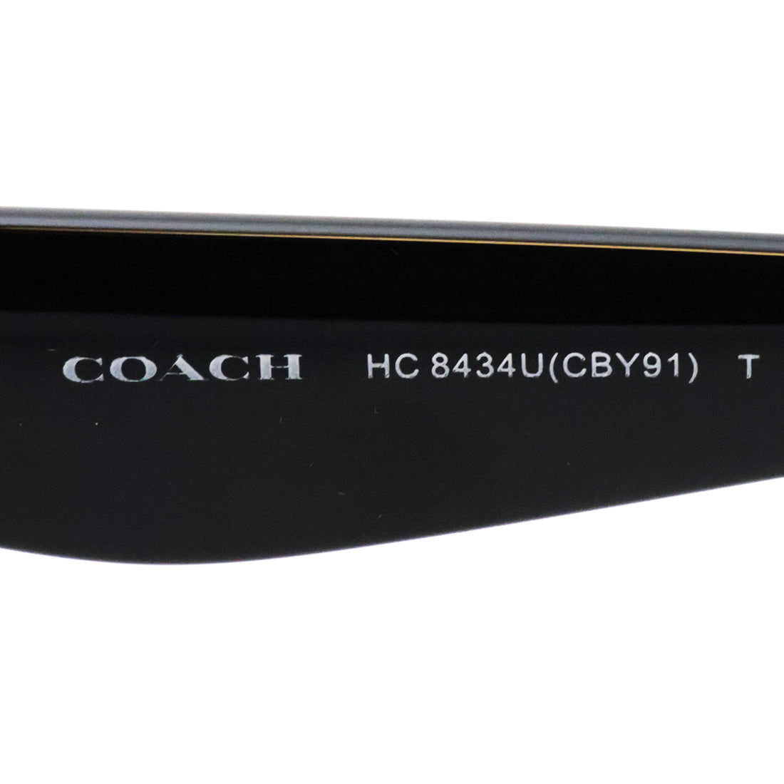 コーチ サングラス COACH HC8434U 500287 53 レディース ウェリントン ブラック系