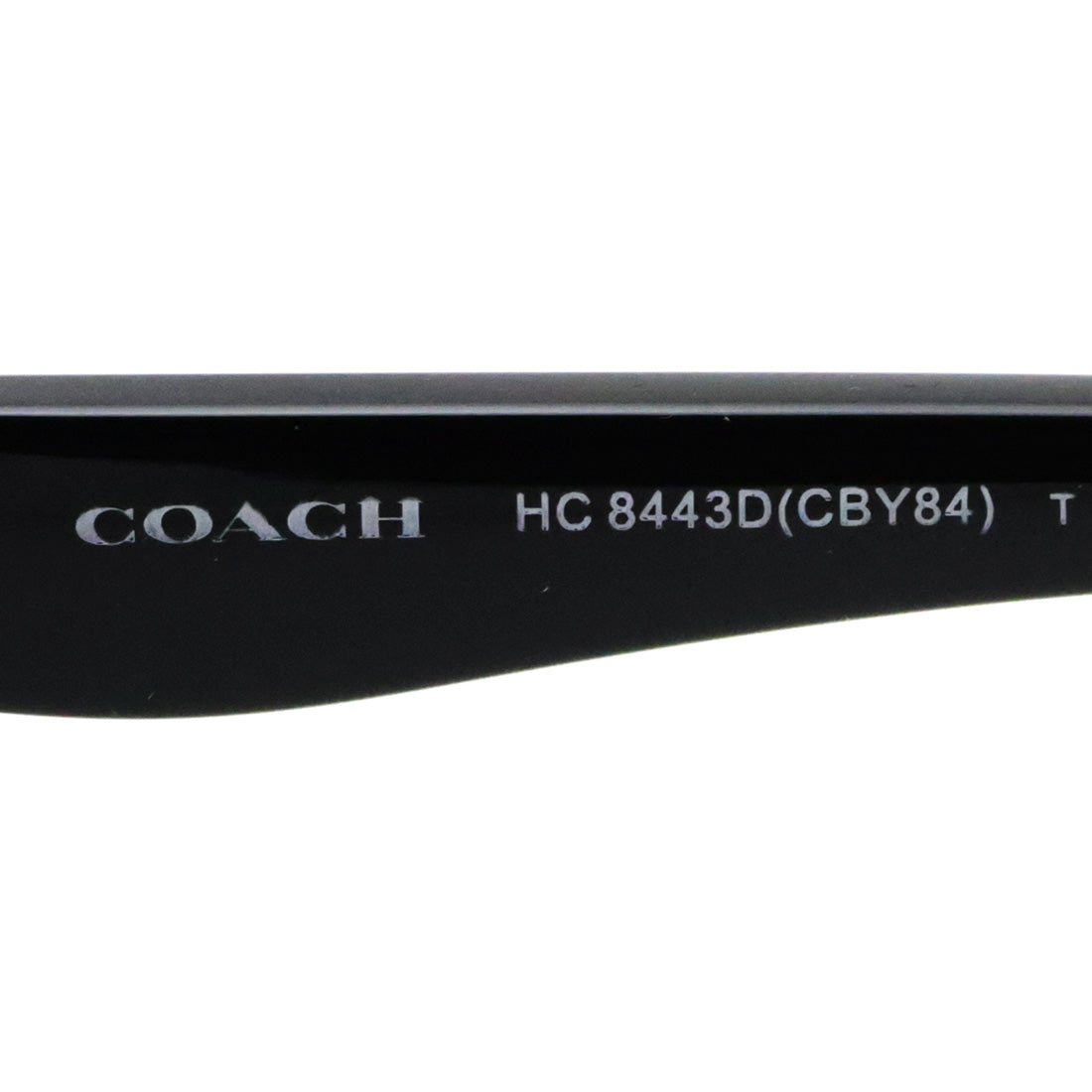 コーチ サングラス COACH HC8443D 500287 54 オーバル ブラック系