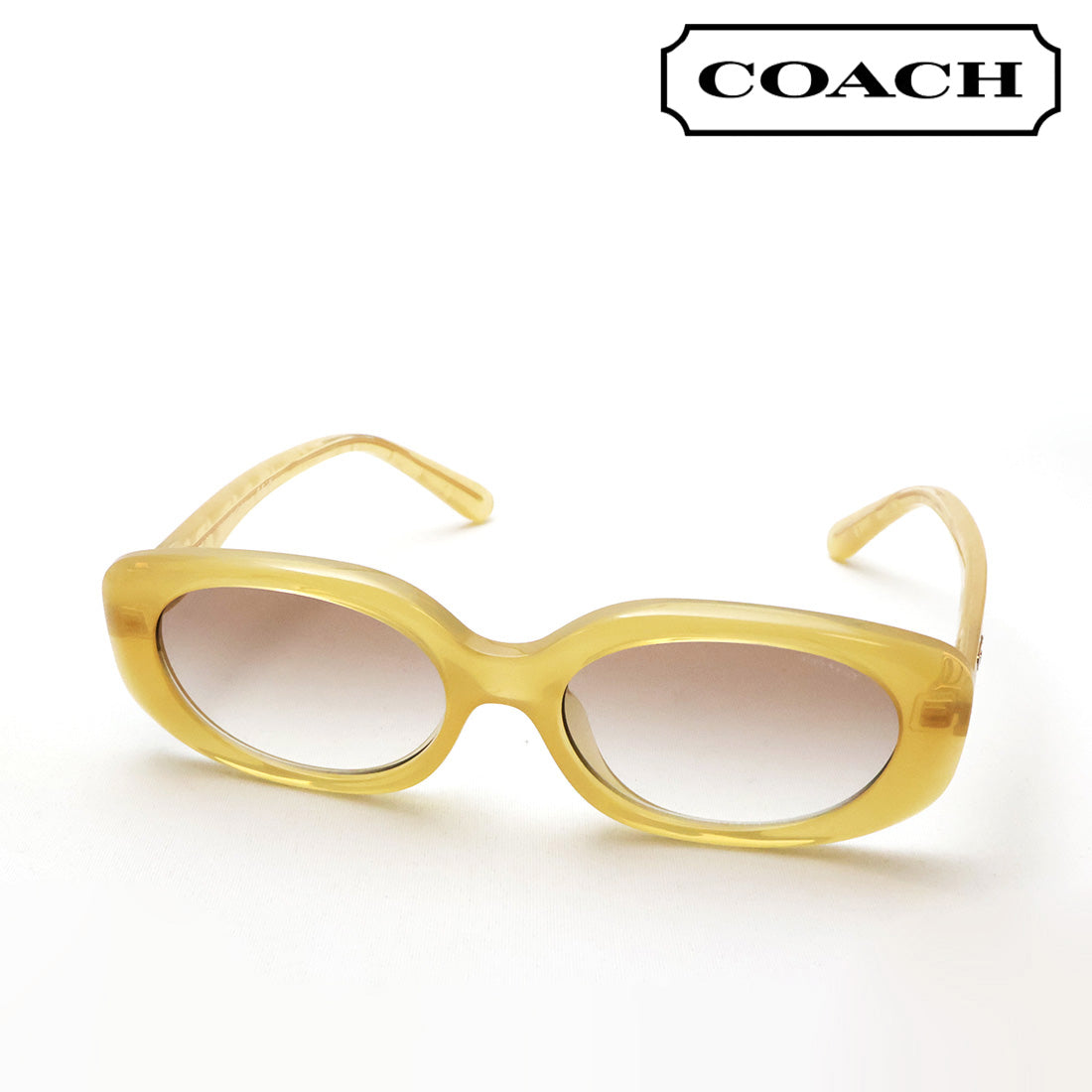 コーチ サングラス COACH HC8443D 591313 54 レディース オーバル ベージュ系