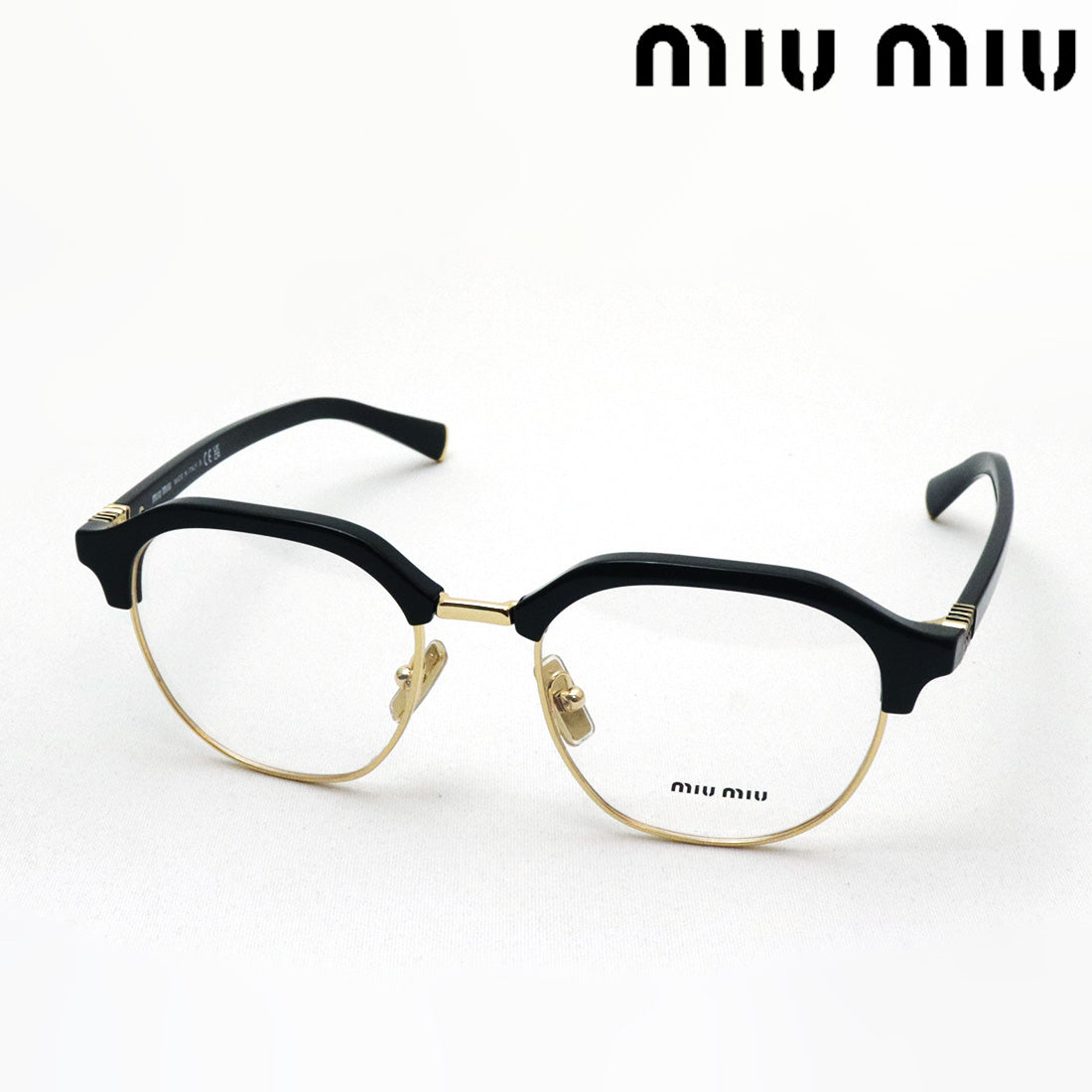 ミュウミュウ メガネ miumiu MU10XV 16K1O1 50