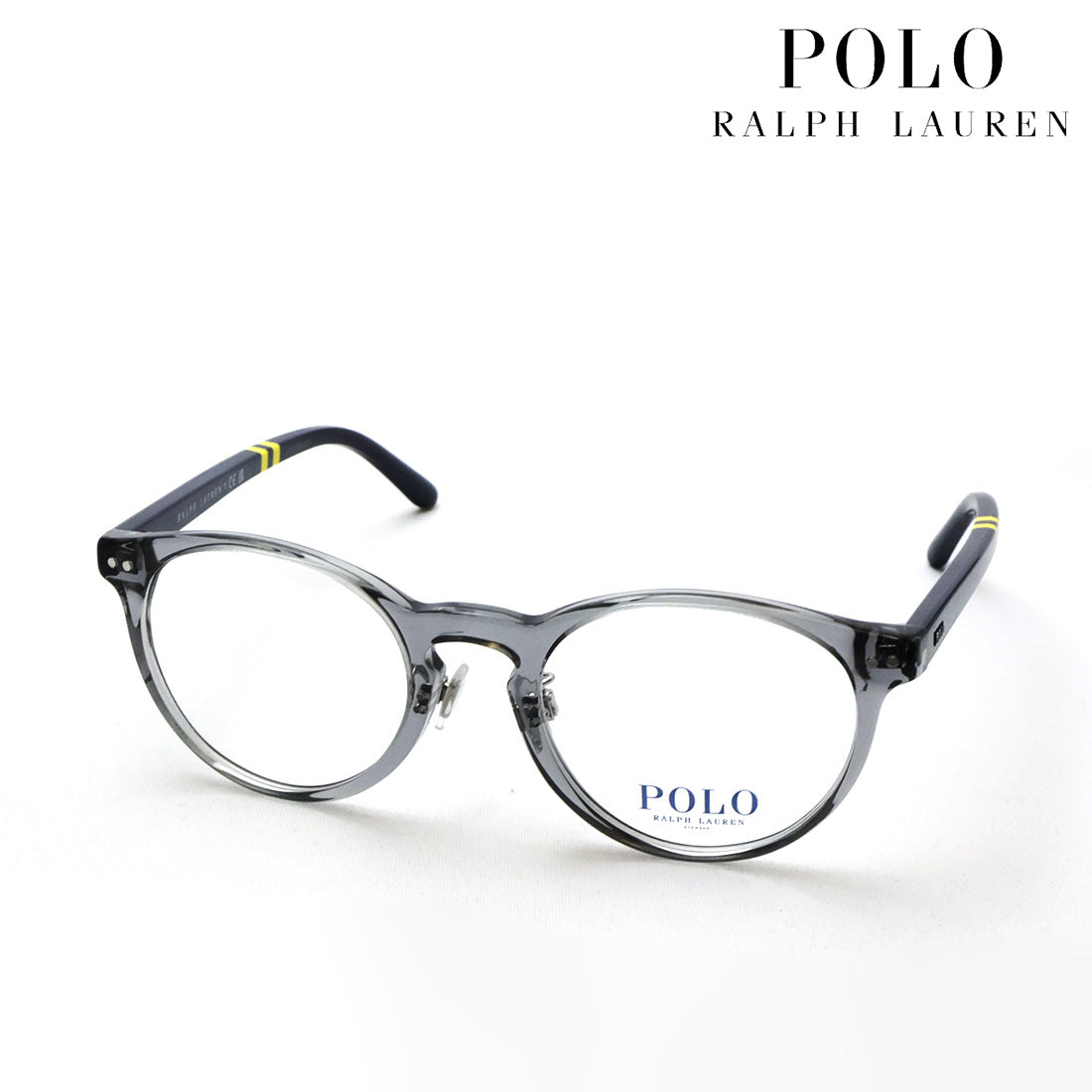 【POLO RALPH LAUREN/ポロラルフローレン 】 メガネ PH2297F 6318 48 ラウンド グレー系