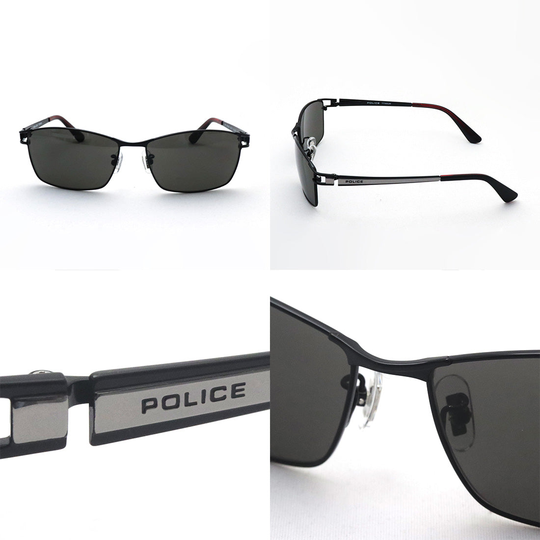 ポリス サングラス POLICE SPLQ02J JET ジェット スクエア