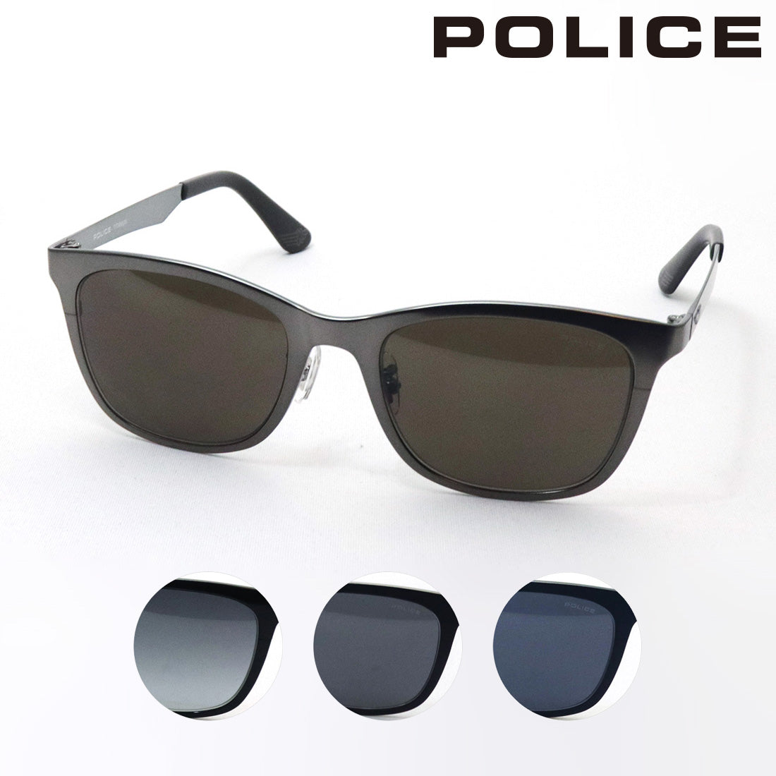ポリス サングラス POLICE SPLQ07J ウェリントン