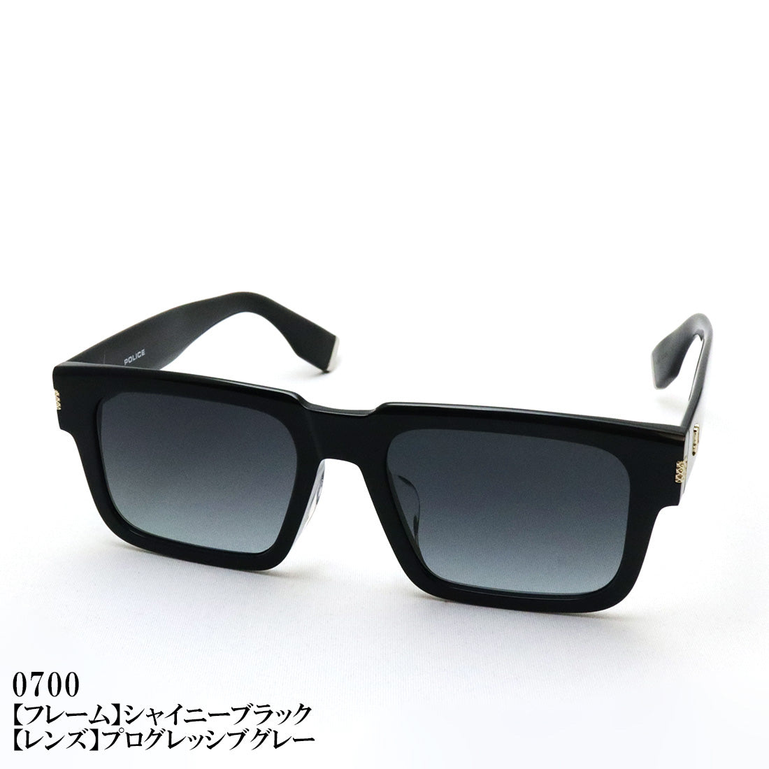 ポリス サングラス POLICE SPLT94K アジアンモデル スクエア