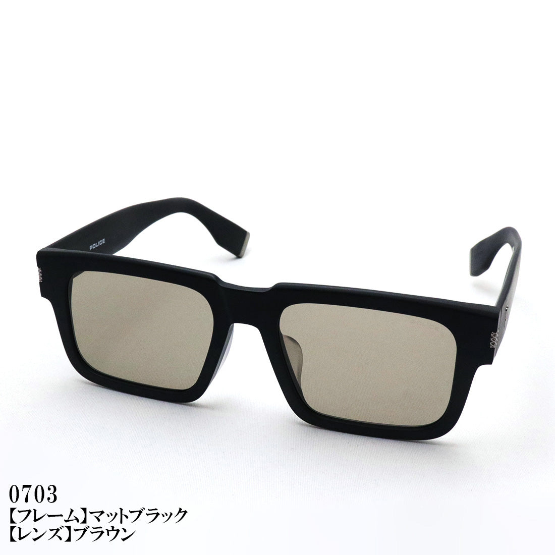 ポリス サングラス POLICE SPLT94K アジアンモデル スクエア
