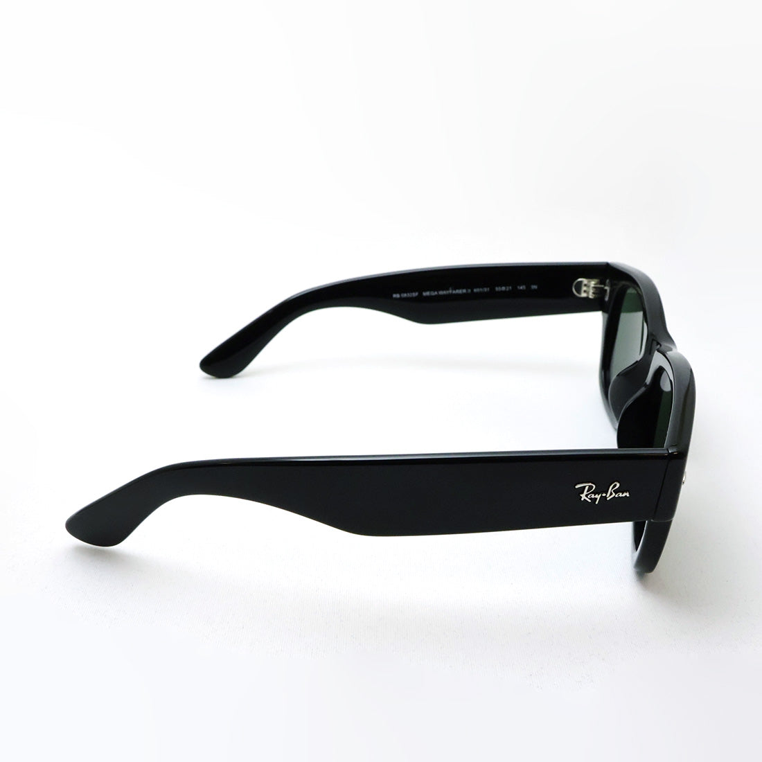 レイバン サングラス Ray-Ban RB0832SF 60131 55 MEGA WAYFARER II メガウェイファーラー2 ウェリントン ブラック系