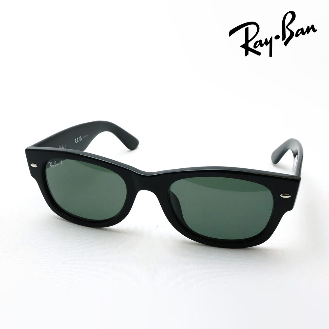 レイバン 偏光サングラス Ray-Ban RB0832SF 60158 55 MEGA WAYFARER II メガウェイファーラー2 ウェリントン ブラック系