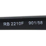 レイバン 偏光サングラス Ray-Ban RB2210F 90158 53 ウェリントン