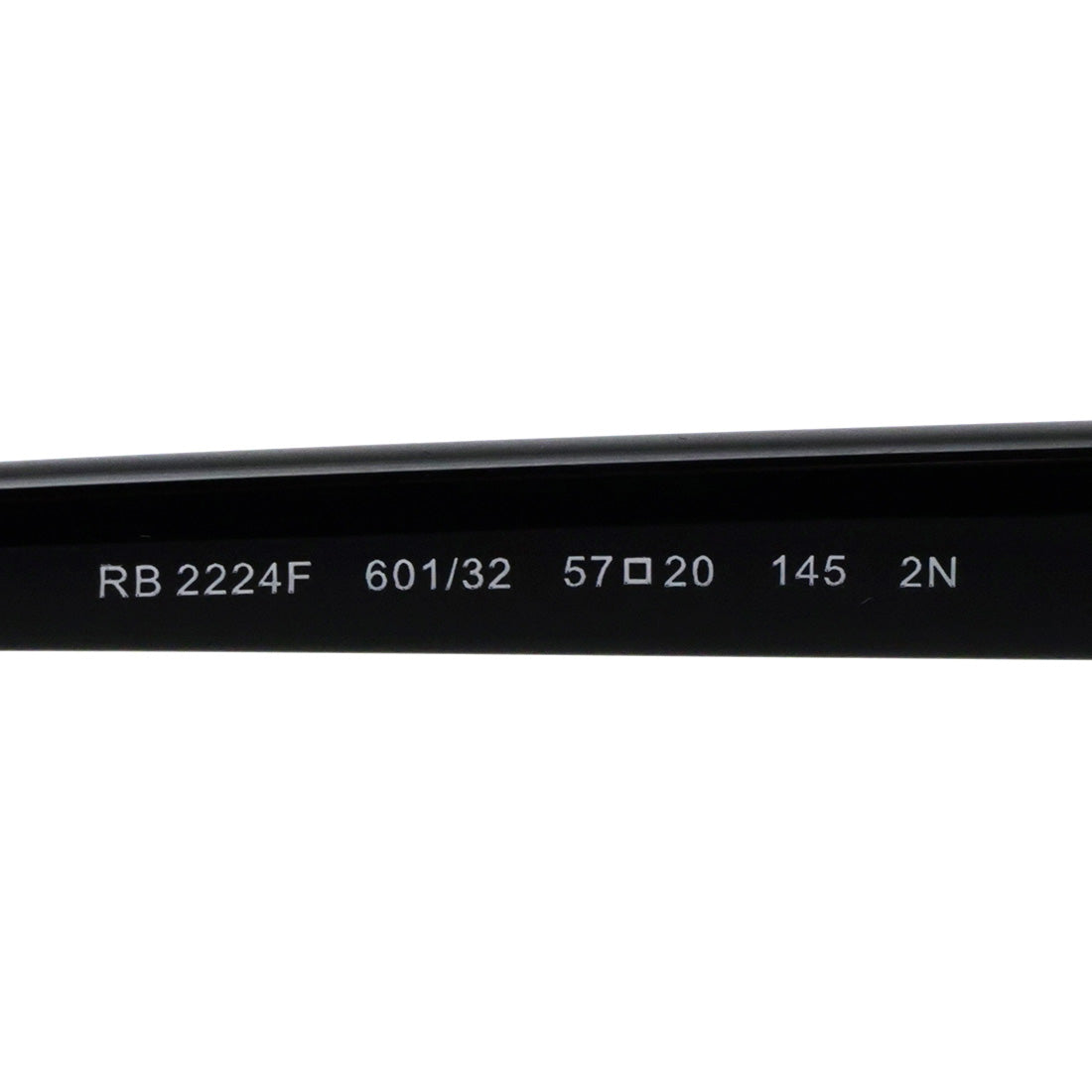 レイバン サングラス Ray-Ban RB2224F 60132 57 スクエア ブラック系