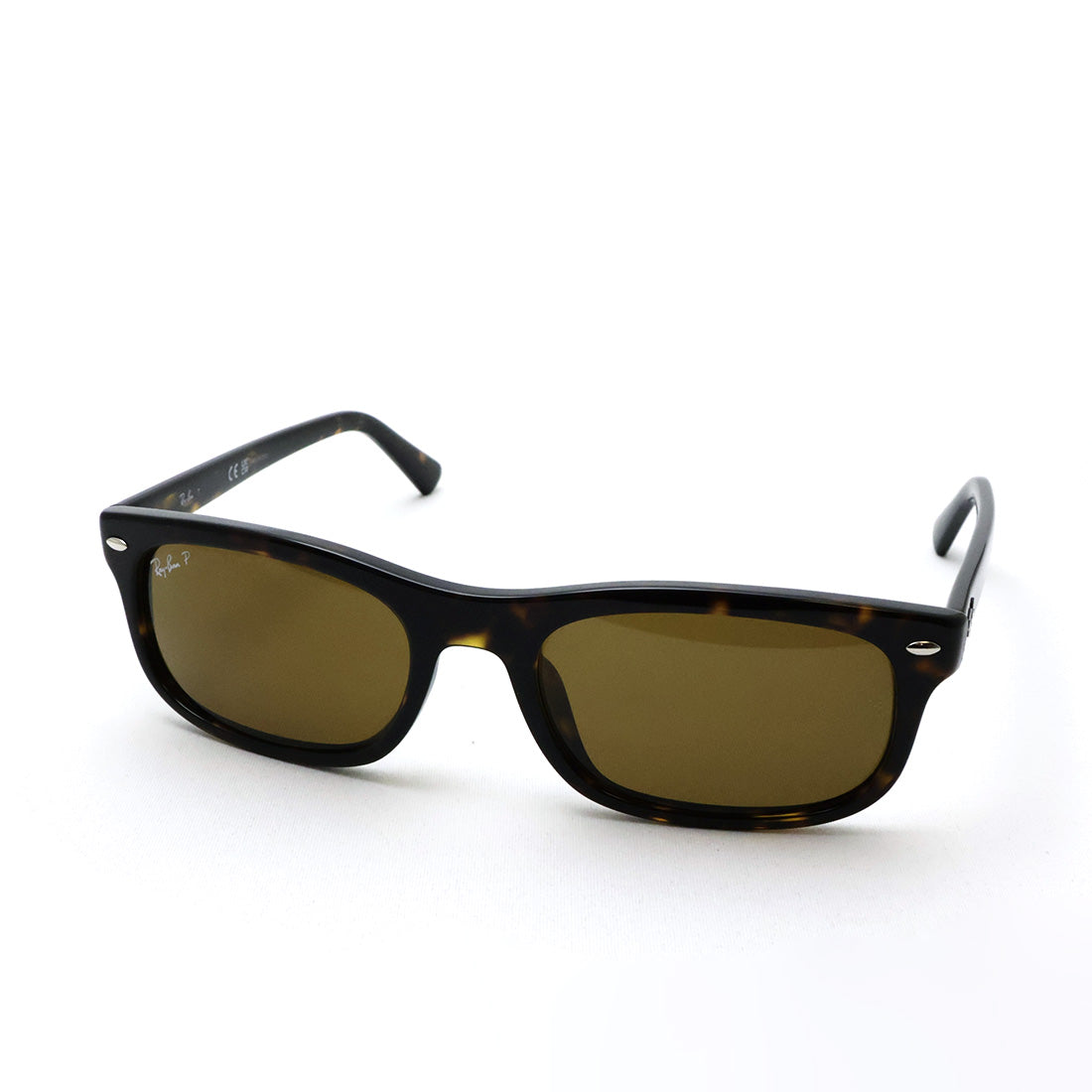 レイバン 偏光サングラス Ray-Ban RB2224F 71057 57 スクエア トータス系