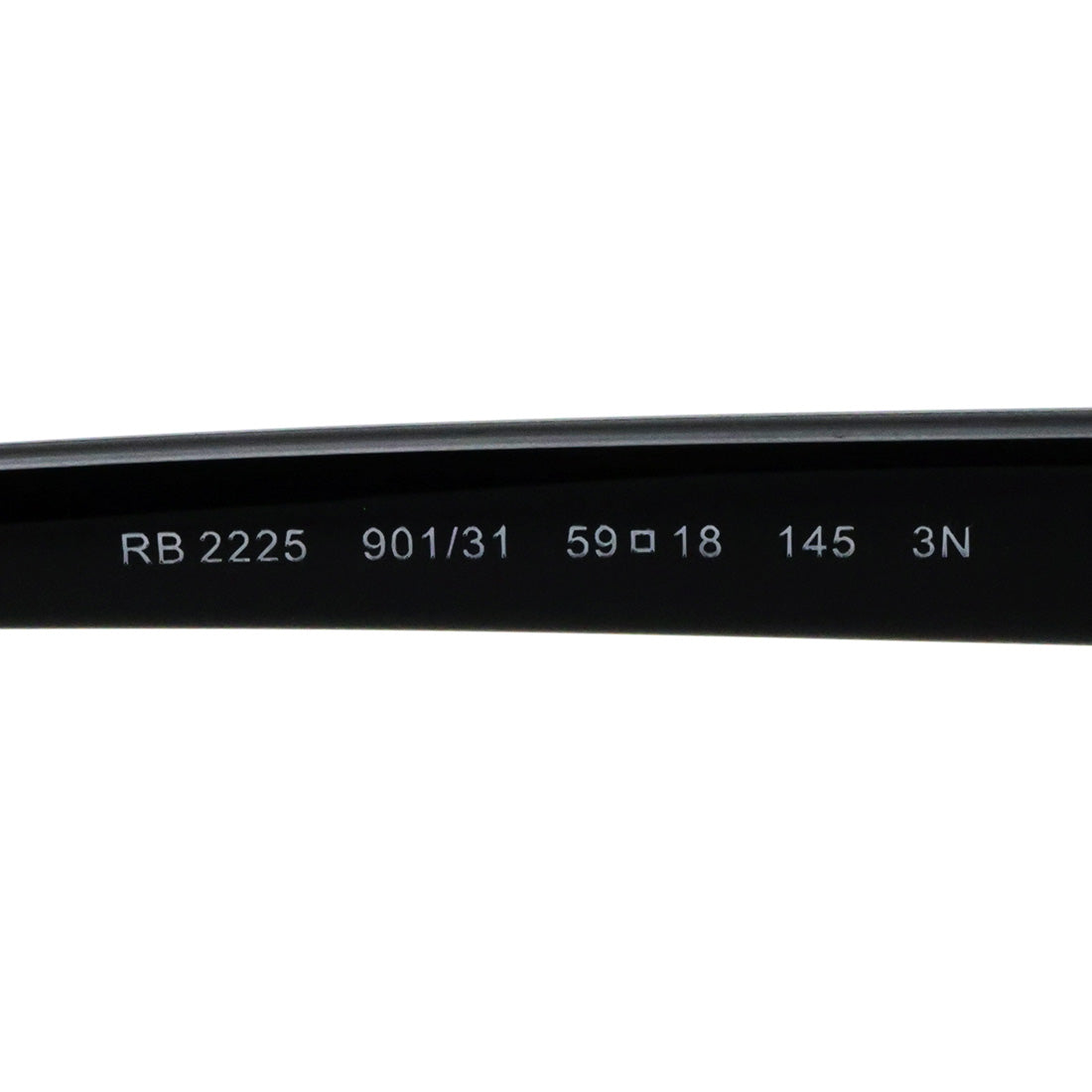 レイバン サングラス Ray-Ban RB2225 90131 57 59 幾何学形 スクエア ブラック系