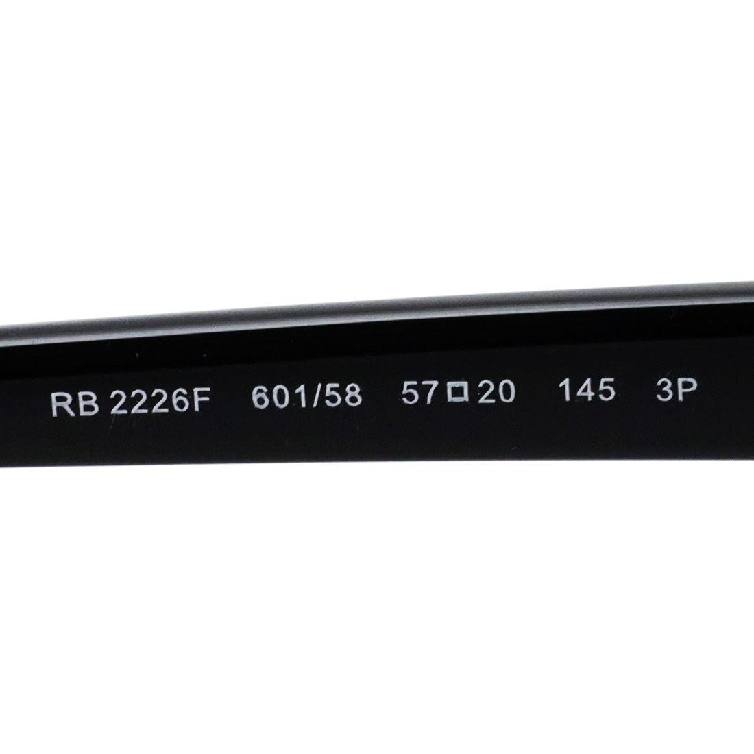 レイバン 偏光サングラス Ray-Ban RB2226F 60158 57 スクエア ブラック系