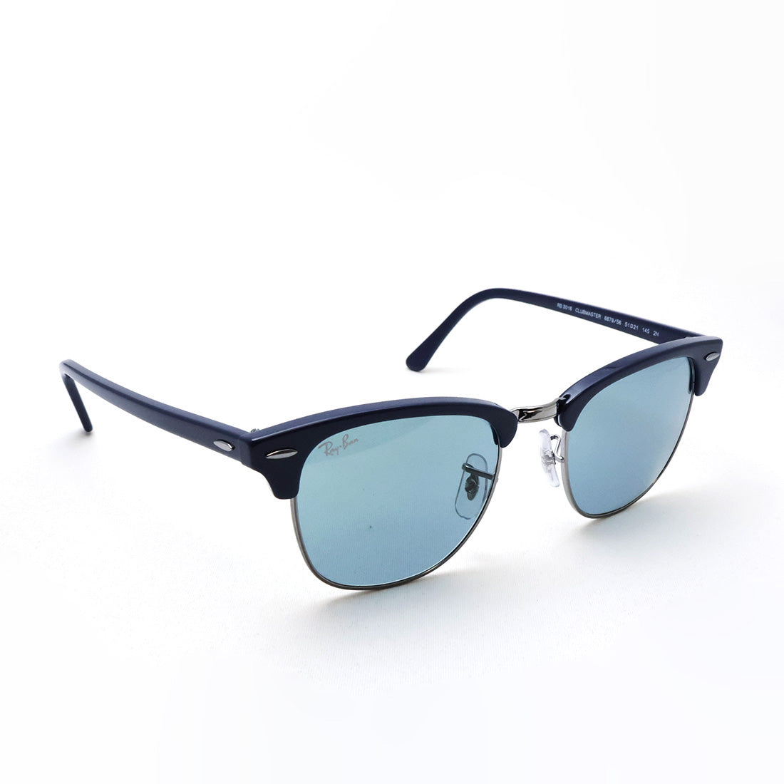 レイバン サングラス Ray-Ban クラブマスター RB3016 687956 51 ブロー ブルー系 シルバー系