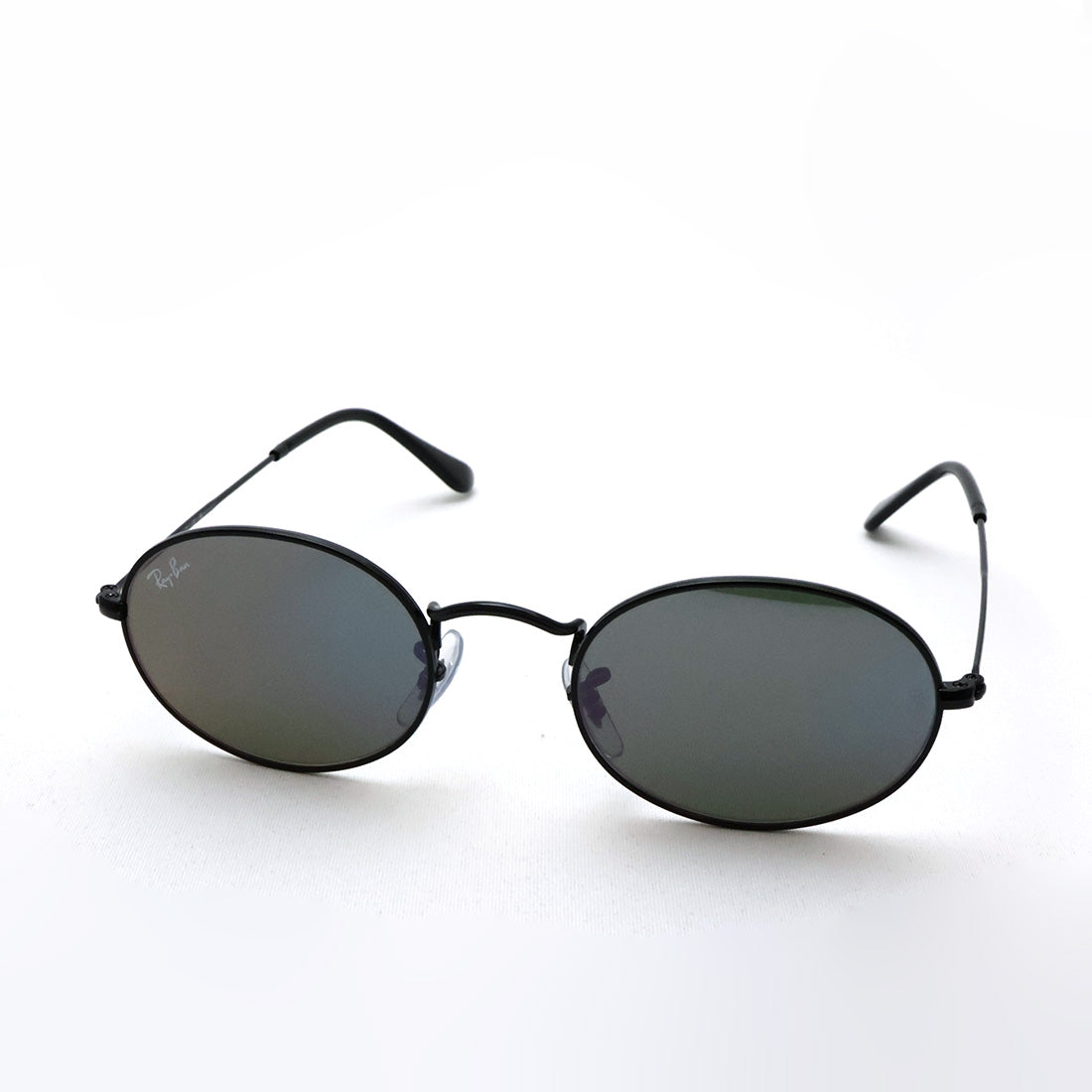レイバン サングラス Ray-Ban RB3547N 00239 51 ミラー オーバル ブラック系