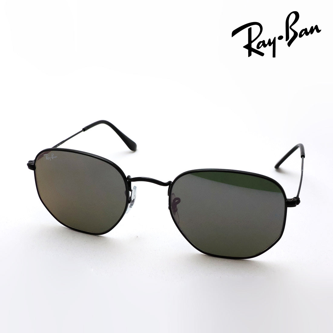 レイバン サングラス Ray-Ban ラウンドヘキサゴナル RB3548N 00239 51 54 ミラー ラウンド ブラック系
