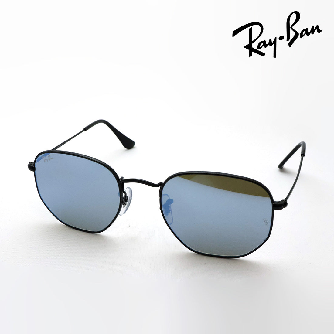 レイバン サングラス Ray-Ban ラウンドヘキサゴナル RB3548N 0028O 51 54 ミラー ラウンド ブラック系