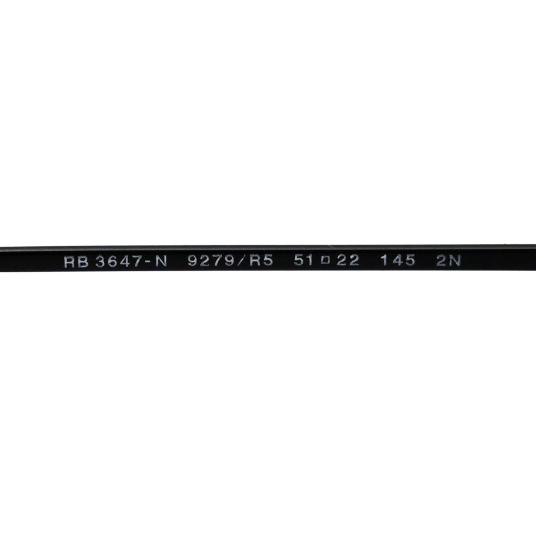 レイバン サングラス Ray-Ban RB3647N 9279R5 51 ラウンド ブラック系