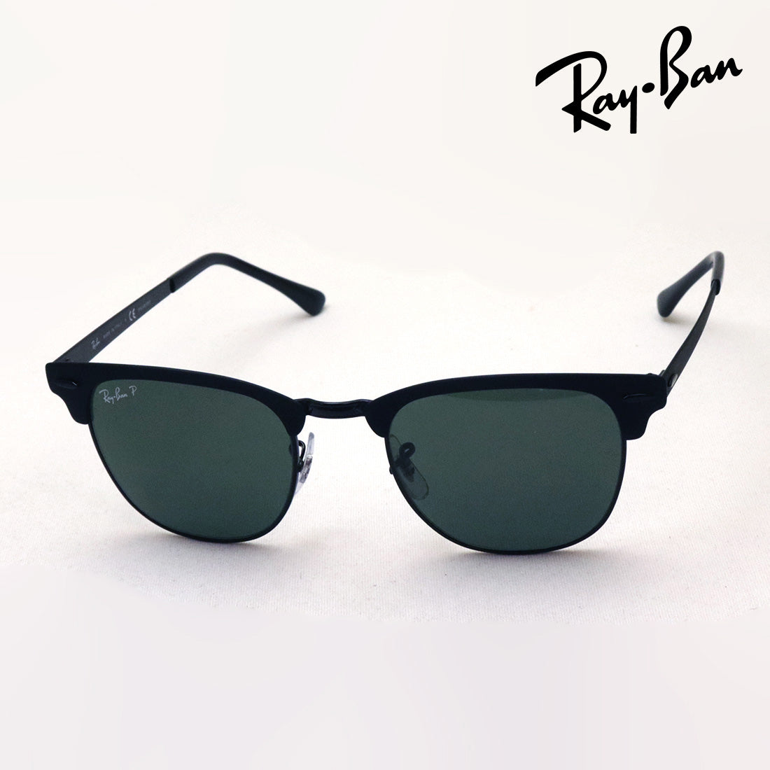 Ray-Ban Polarized Sunglasses Ray-Ban RB3716 18658 Club Master Metal