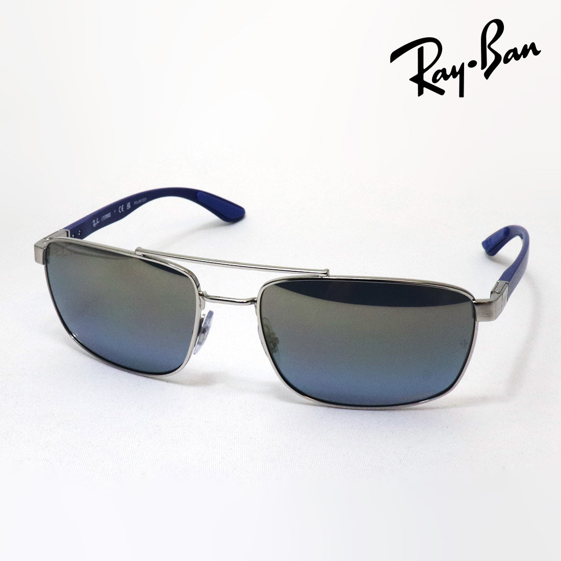 Ray-Ban Polarized Sunglasses Ray-Ban CHROMANCE Romance RB3737CH 003J0 60 Square