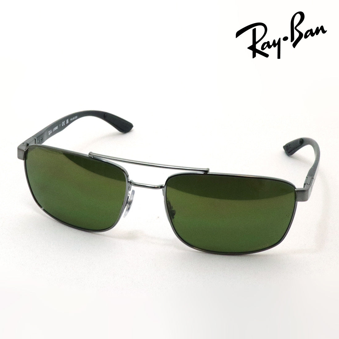 Ray-Ban Polarized Sunglasses Ray-Ban CHROMANCE Romance RB3737CH 0046O 60 Square