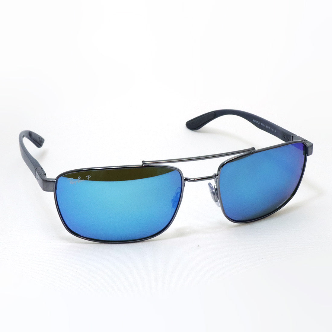 Ray-Ban Polarized Sunglasses Ray-Ban CHROMANCE Romance RB3737CH 004A1 60 Square