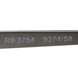 レイバン 偏光サングラス Ray-Ban RB3754 927458 60 スクエア