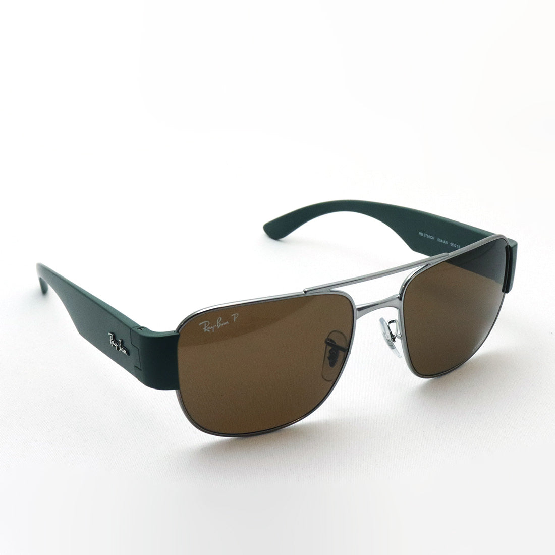 レイバン 偏光サングラス Ray-Ban ロマンス CHROMANCE RB3756CH 004AN 56 59 スクエア