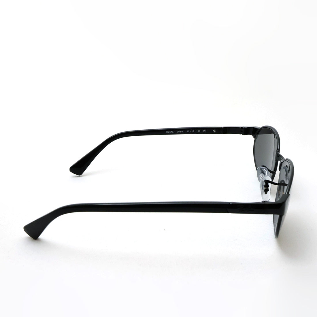 レイバン サングラス Ray-Ban RB3777 002B1 56 59 幾何学形 スクエア ブラック系